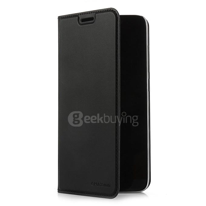Original Flip Cover Protective Leather Case for UMI Emax Mini Smartphone - Black