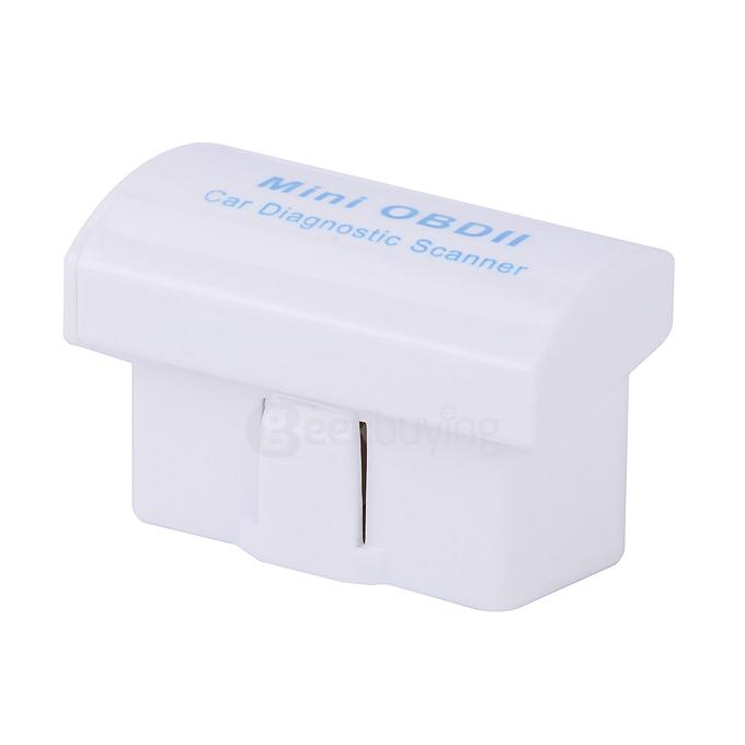 Mini OBDII Bluetooth Car Diagnostic Scanner - White