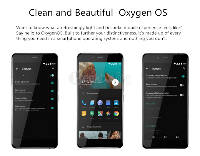 OnePlus X Onyx Basic 5.0inch FHD 1920*1080 4G LTE Android 5.1 2GB 16GB Smartphone Snapdragon 801 Quad Core 13.0MP Camera - White