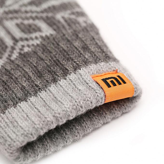 Original Xiaomi Gloves Warm Wool Gloves Unisex Gloves for IOS Android Touch Screen - Dark Gray