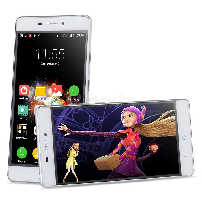 ZTE V5 3 / V5 PRO 5.5inch 4G LTE Android 5.1 2GB 16GB Smartphone 64bit Snapdragon 615 Octa Core Fingerprint ID 13.0MP - Silver