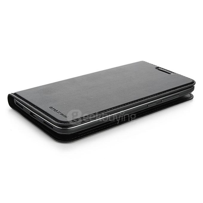 Original Flip Cover Protective Leather Case for UMI Emax Mini Smartphone - Black