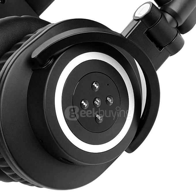 OVLENG V8-3 Foldable Super Bass Wireless Headset Bluetooth 4.0 Games Headphone -Black