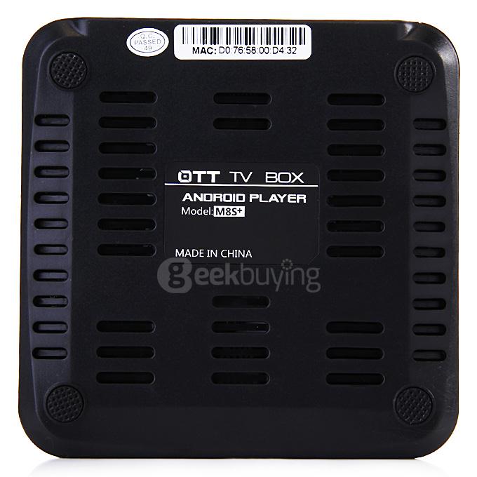 M8S+ Android 5.1 4K Mini Media Player Pre-installed KODI Amlogic S812 Quad Core 2.0 GHz 4.4 HD 2G/8G 2.4G/5G Gigabit LAN WIFI BT4.0