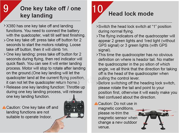 XK DETECT X380-B 1080P HD Camera GPS Compass Headless Mode RC Quadcopter Mode 2 RTF