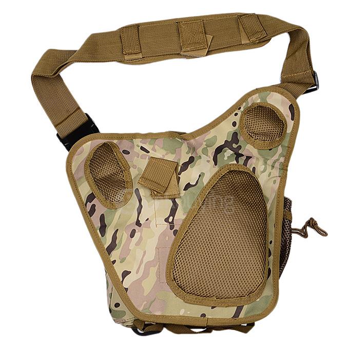28L Capacity Tactical Multifunction Outdoor Single Shoulder Bag - CP Camouflage