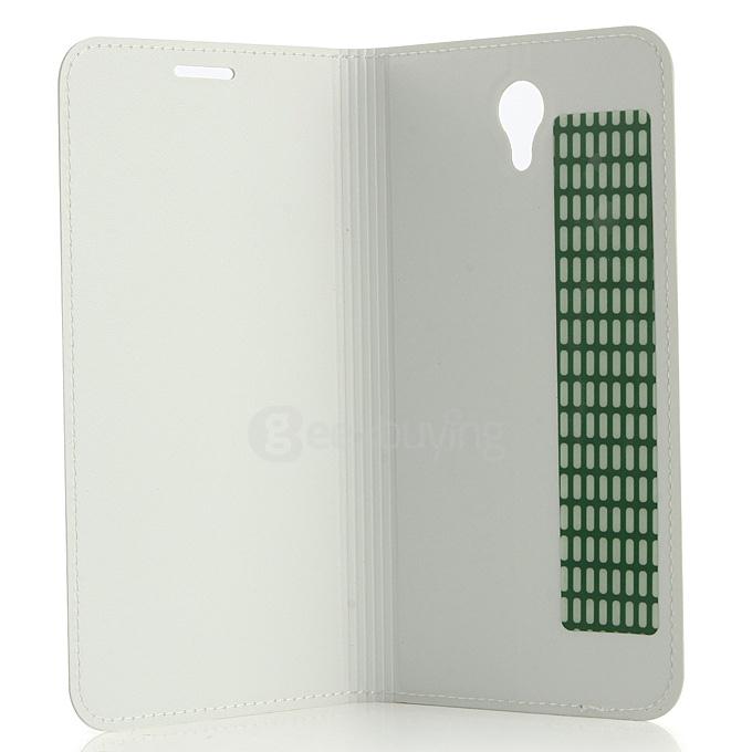 Original Flip Cover Protective Leather Case for UMI Emax Mini Smartphone - White