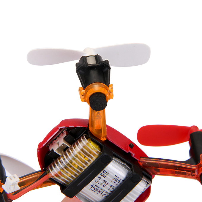 Global Drone GW008 Mini Skull 2.4G 4CH 6Axis Automatic Parallel System 3D Rolling RC Quadcopter - Red