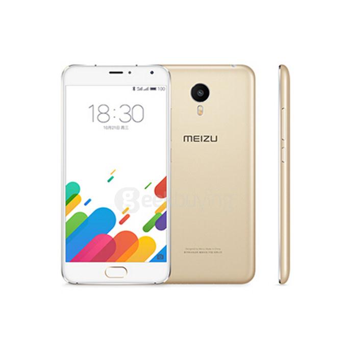Meizu Metal / M1 Metal 5.5inch FHD 2.5D 4G Flyme 5 Smartphone 64bit Helio X10 Octa Core 2GB 16GB mTouch 2.1 5.0MP+13.0MP - Gold