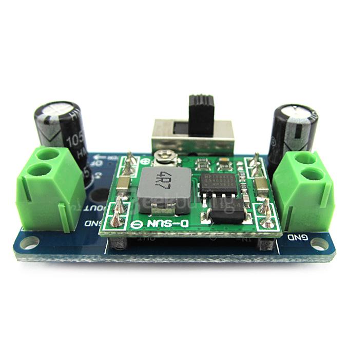 MP1584 5V Buck Converter 4.5-24V Adjustable Step-Down Regulator Module w/ Switch for Arduino DIY Project
