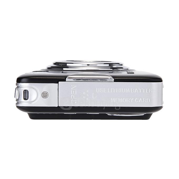 Amkov CD-FE 2.7inch TFT 18MP CMOS Wide Angle 8X Digital Zoom Digital Camera w/ SD Slot - Black