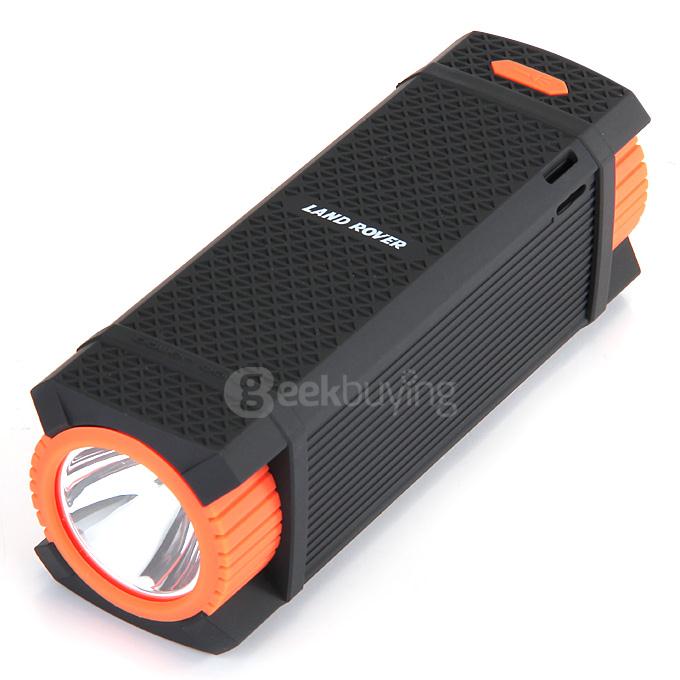 Discovery S5 12000mAh Mobile Power Bank Dual USB 2.1A External Battery Charger with Flashlight for iPhone Samsung HTC XIAOMI - Dark Orange