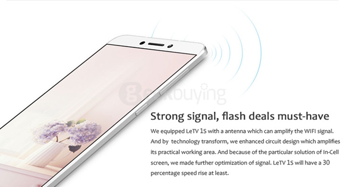 LeTV 1S/ LeTV One S 5.5inch FHD 4G Android 5.1 3GB 16GB Smartphone 64bit Helio X10 Turbo Octa Core Touch ID 13.0MP - Gold