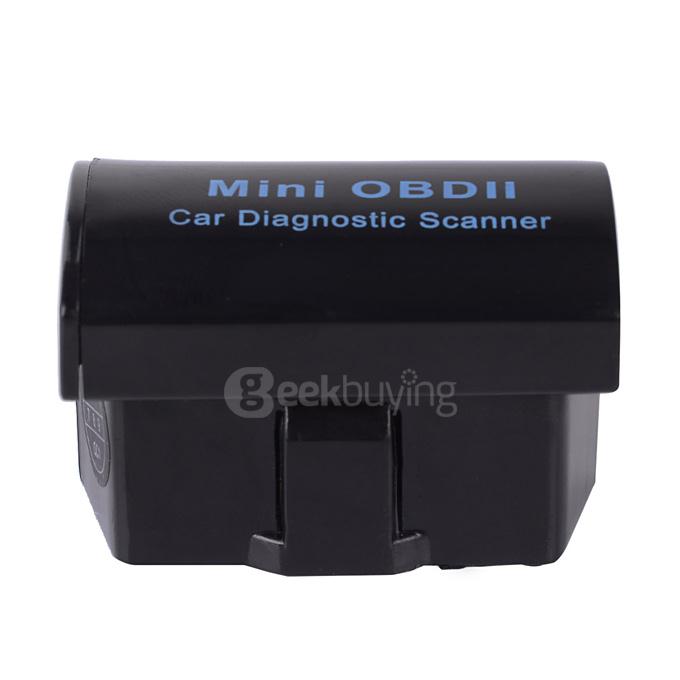 Mini OBDII Bluetooth Car Diagnostic Scanner - Black