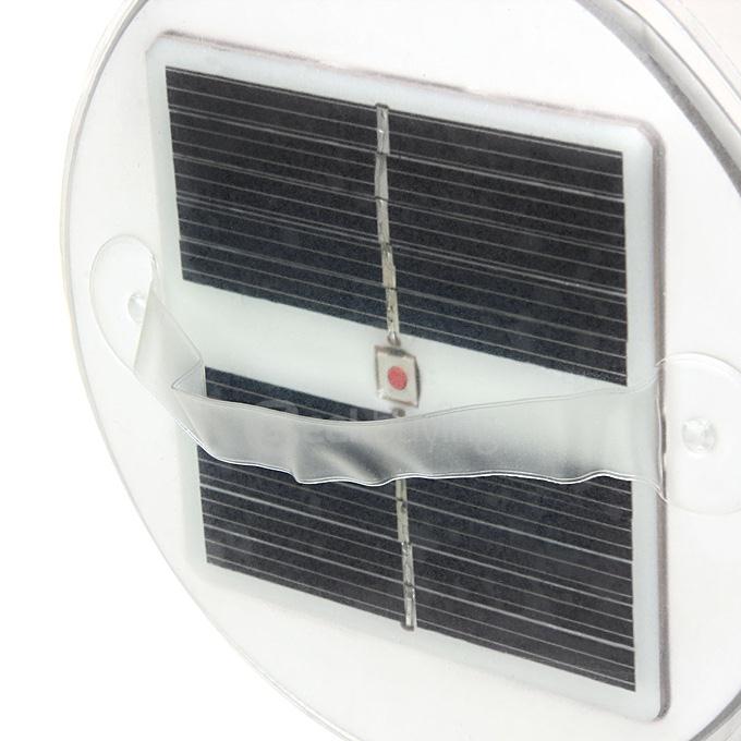 Portable Inflatable 10-LED RGB Light Solar Powered Folding Lantern w/ 8-Mode - Colorful Light