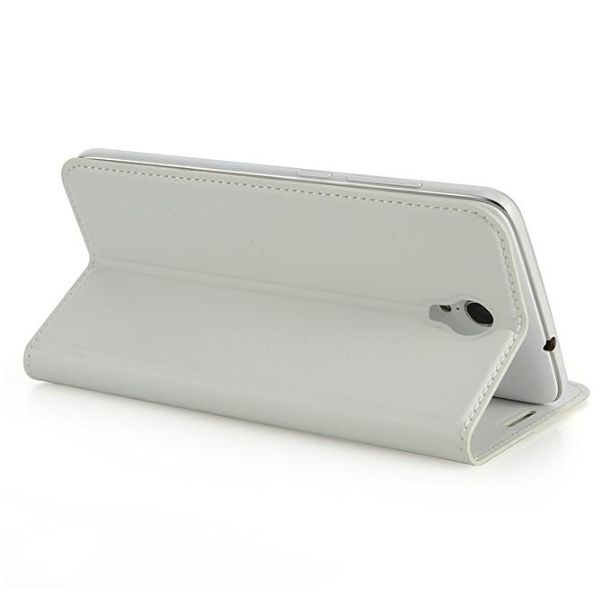 Original Flip Cover Protective Leather Case for UMI Emax Mini Smartphone - White