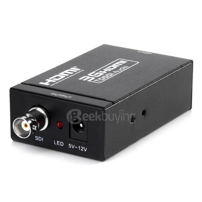 HDV-S009 Mini 3G HDMI to SDI Converter Adapter SD-SDI HD-SDI 3G-SDI - Black
