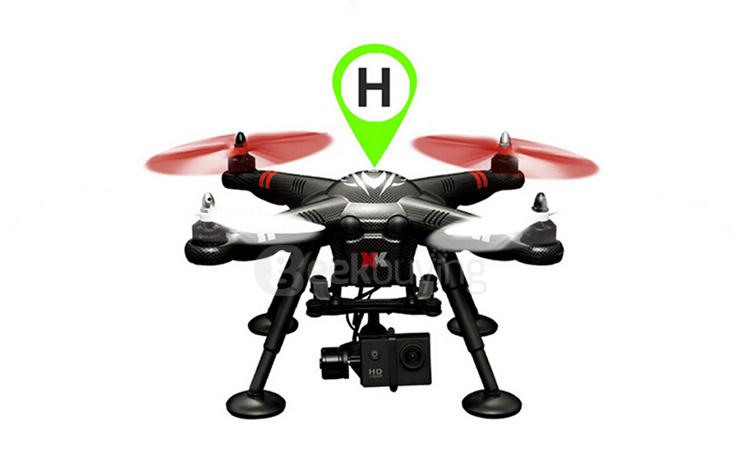 XK DETECT X380-B 1080P HD Camera GPS Compass Headless Mode RC Quadcopter Mode 2 RTF