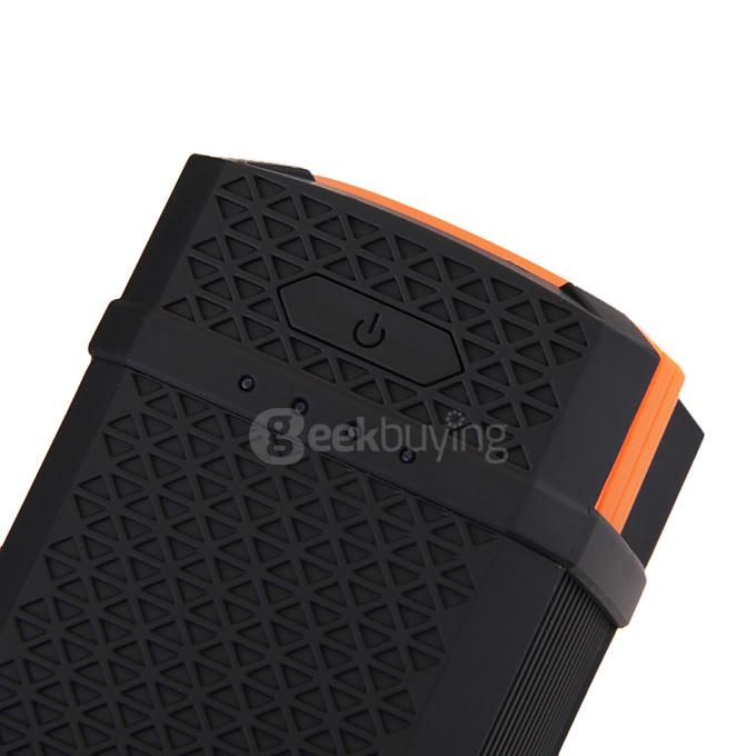 Discovery S5 12000mAh Mobile Power Bank Dual USB 2.1A External Battery Charger with Flashlight for iPhone Samsung HTC XIAOMI - Dark Orange