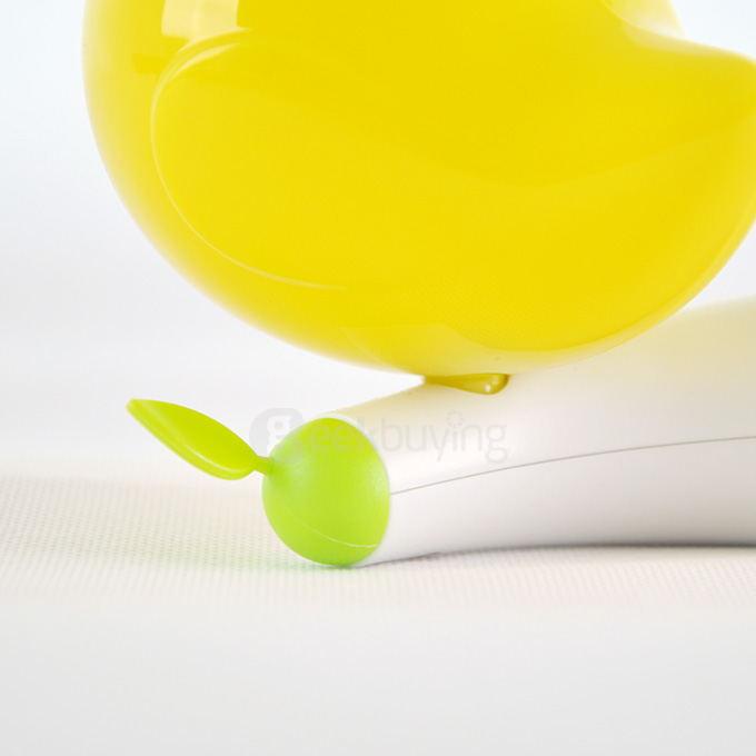 Birds LED Night Light Novel Wall Night Lamp with Wall Sticker - Yellow