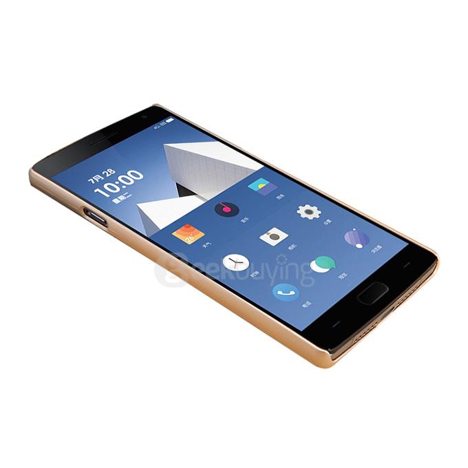 NILLKIN Super Frosted Shield Cover Protective Hard Back Case Cover for OnePlus Two OnePlus 2 Smartphone - Golden