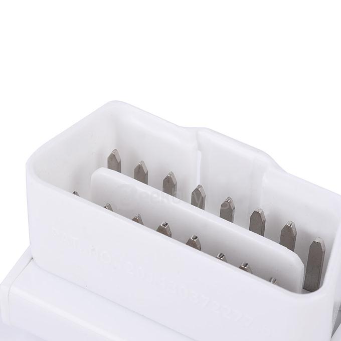 Mini OBDII Bluetooth Car Diagnostic Scanner - White
