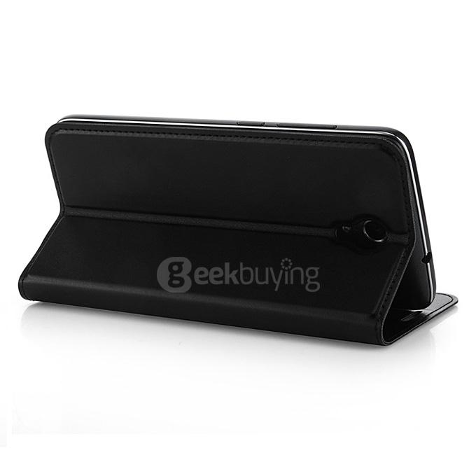 Original Flip Cover Protective Leather Case for UMI Emax Mini Smartphone - Black