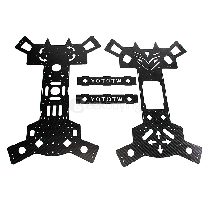 H4 4Axis 660mm Foldable Carbon Fiber Alien Quadcopter Frame Kit