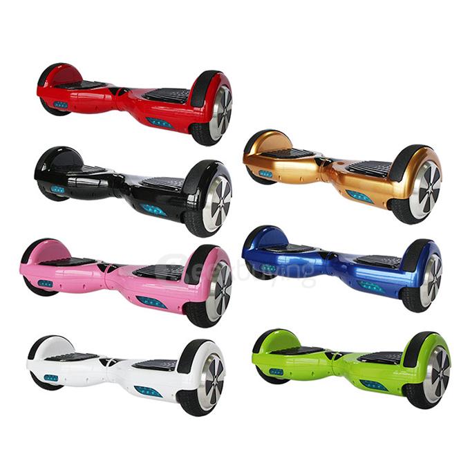 6.5 Inches 2200mAh Dual Wheel Self Balancing Scooter Electric Urban Shredder Drifting Board with Bumper - Pink