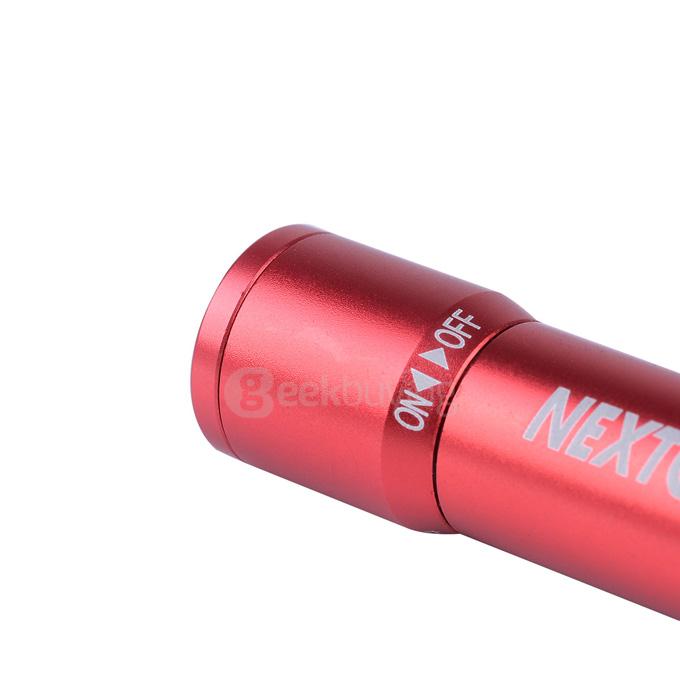 NEXTORCH EDC K1 Portable Mini 40LM White Light Flashlight w/ Key Chain - Red