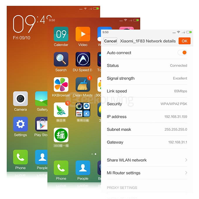 Xiaomi Mi4 5.0Inch MIUI V6 2GB 16GB 4G FDD-LTE Smartphone Snapdragon801 Krait 400 Quad Core 2.5GHz Infrared Remote- White