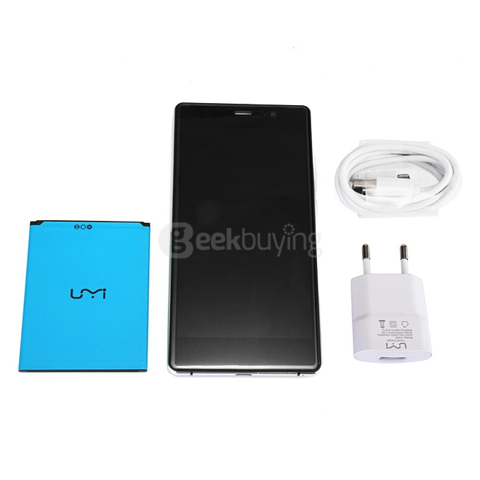 UMI Fair 5.0inch HD 4G FDD-LTE Android 5.1 1GB 8GB Smartphone 64bit MT6735 Quad Core TOUCH ID 13.0MP Camera - Black