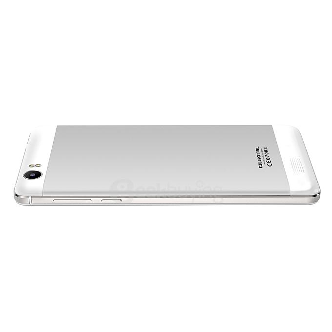 Oukitel K6000 5.5inch IPS HD 4G LTE 6000mAh Android 5.1 Smartphone 64-Bit MT6735 Quad Core 2GB 16GB 13.0MP - White
