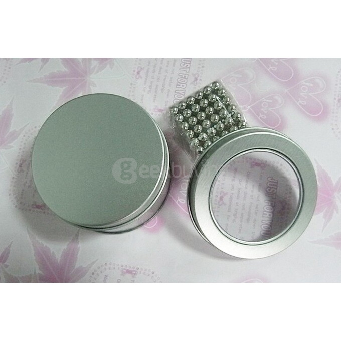 216Pcs 3mm Sliver DIY Neocube Magic Beads Magnetic Balls Puzzle