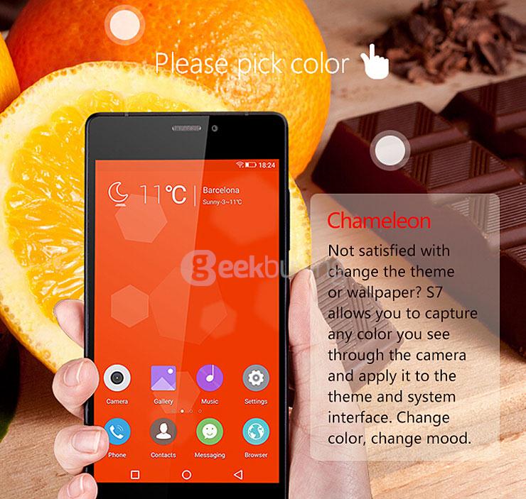 GIONEE ELIFE S7 5.2inch 4G Android 5.0 2GB 16GB Smartphone MTK6752 Octa Core 64bit 1.7GHz 13.0MP 8.0MP OTG - White