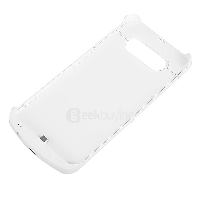 Link Dream External Backup Battery Case 4000mAh with Capacity Indicator Light for Samsung Galaxy Note 5 - White