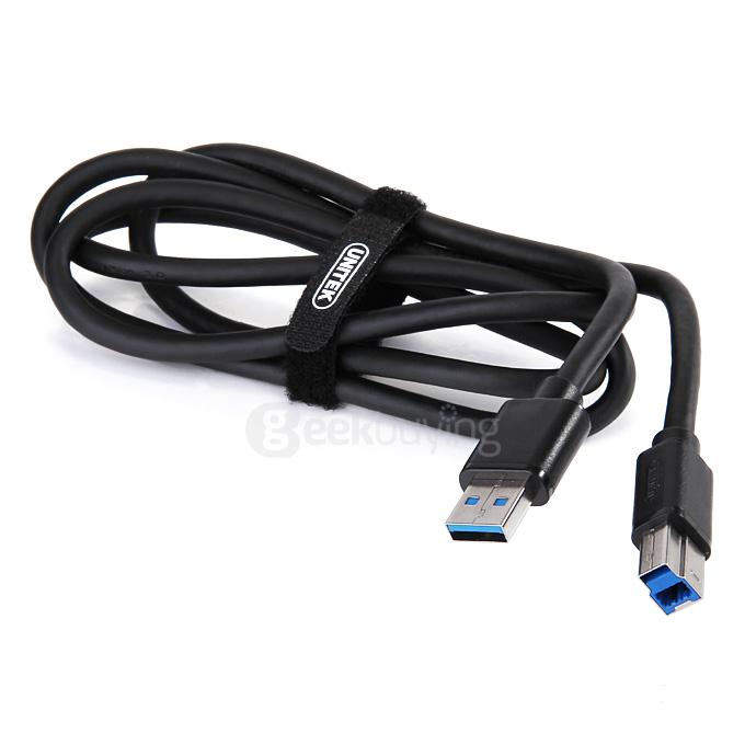 UNITEK Y-3072BK Portable USB3.0 4 Ports USB Hub Fast Charging Sync Data Strip With Switches - Black