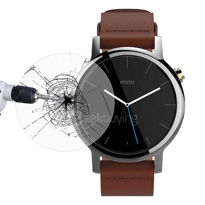 Premium Glass Film 0.2mm Real Tempered Glass Screen Protector for Moto 360 2nd Gen 42mm Smart Watches
