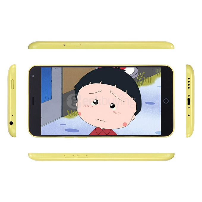MEIZU MEILAN M1 NOTE 5.5inch FHD Smartphone 4G LTE MTK6752 Octa Core 1.7 GHz Flyme 4 OS 2GB RAM 16GB ROM 13.0MP - Yellow