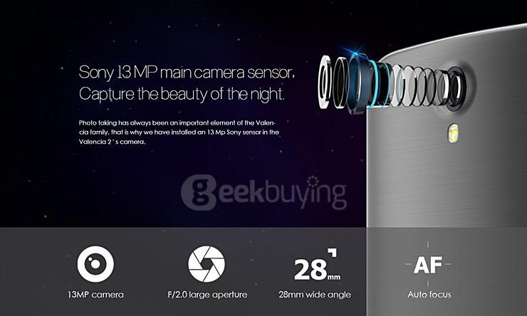 DOOGEE Y100 Plus 5.5inch 64bit 4G Android 5.1 2GB 16GB Smartphone MTK6735 Quad Core 2.5D Corning Gorilla Glass - White