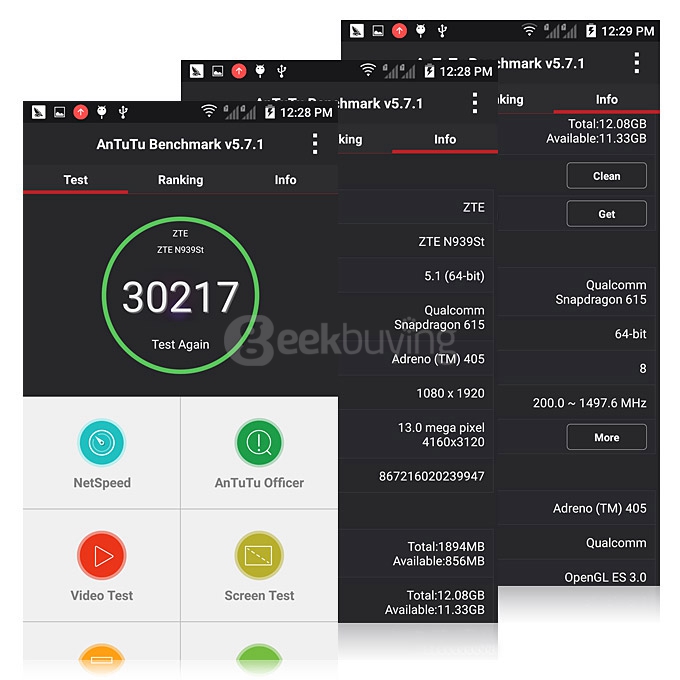 ZTE V5 3 / V5 PRO 5.5inch 4G LTE Android 5.1 2GB 16GB Smartphone 64bit Snapdragon 615 Octa Core Fingerprint ID 13.0MP - Silver