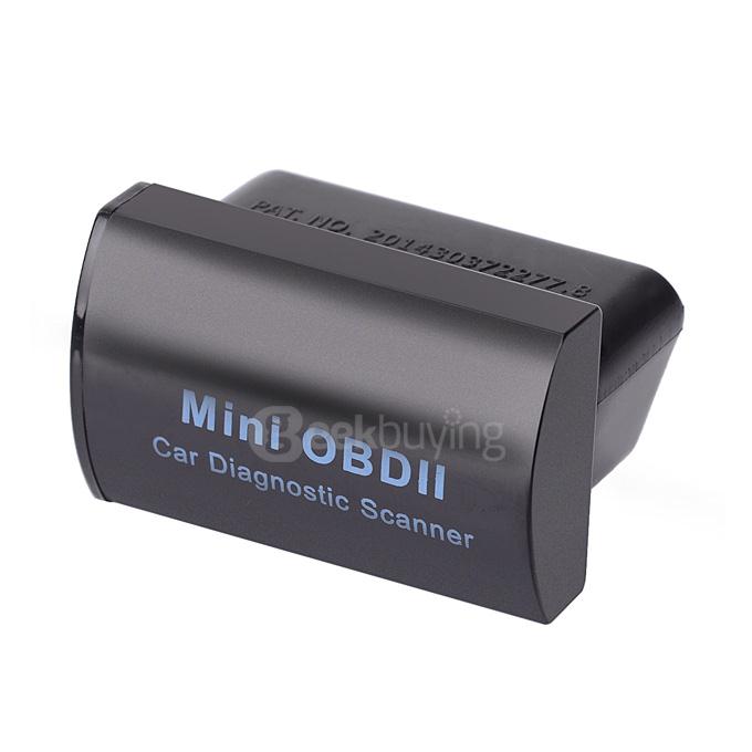 Mini OBDII Bluetooth Car Diagnostic Scanner - Black
