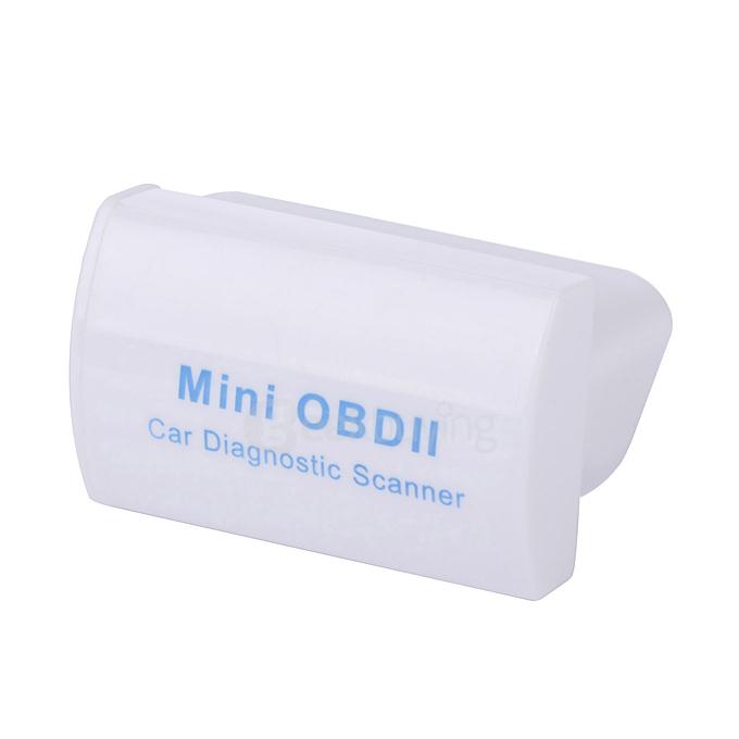 Mini OBDII Bluetooth Car Diagnostic Scanner - White