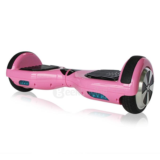6.5 Inches 2200mAh Dual Wheel Self Balancing Scooter Electric Urban Shredder Drifting Board with Bumper - Pink