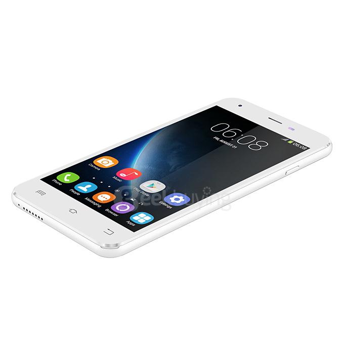 Oukitel U7 Pro 5.5inch IPS HD Android 5.1 1GB RAM 8GB ROM Smartphone MT6580 Quad Core 1.3GHz 13.0MP 3G GPS - White