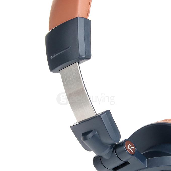 OVLENG V8-3 Foldable Super Bass Wireless Headset Bluetooth 4.0 Games Headphone -Light Brown