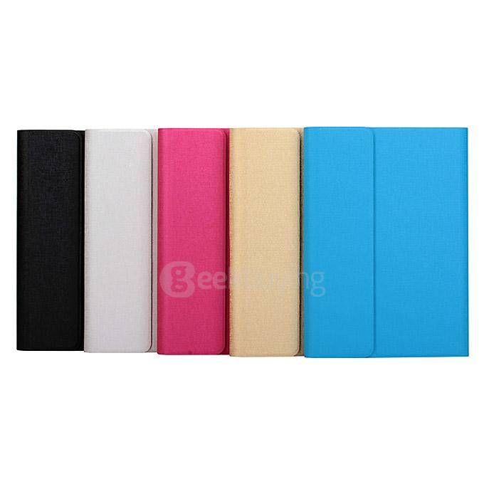 Removable Folding Bluetooth Keyboard with PU Leather Cover Case for IPAD MINI Tablet - Blue