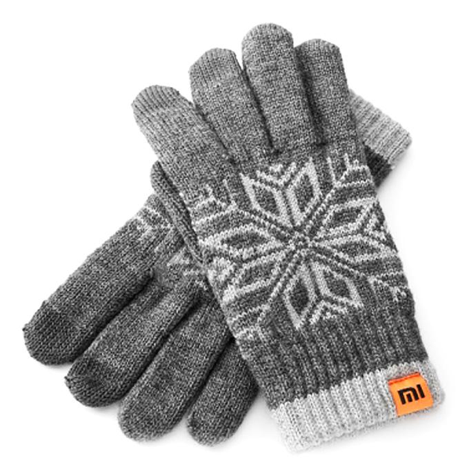 Original Xiaomi Gloves Warm Wool Gloves Unisex Gloves for IOS Android Touch Screen - Dark Gray