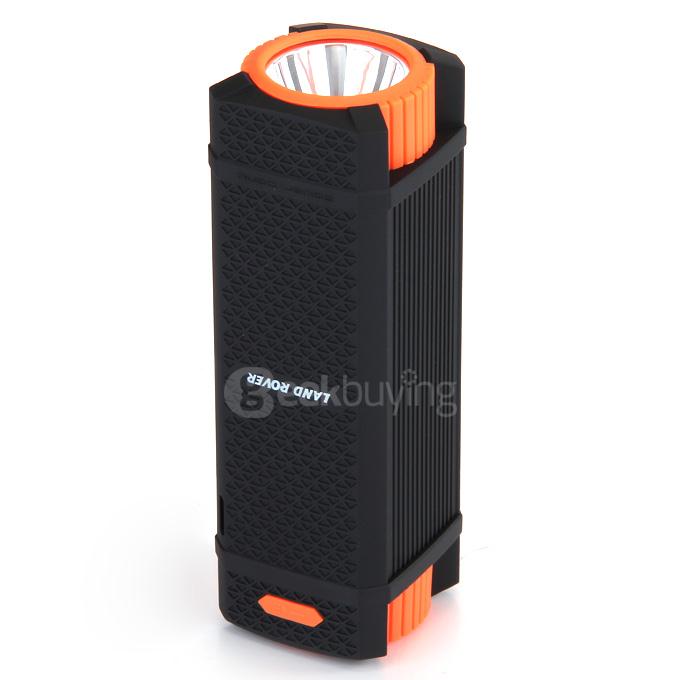 Discovery S5 12000mAh Mobile Power Bank Dual USB 2.1A External Battery Charger with Flashlight for iPhone Samsung HTC XIAOMI - Dark Orange