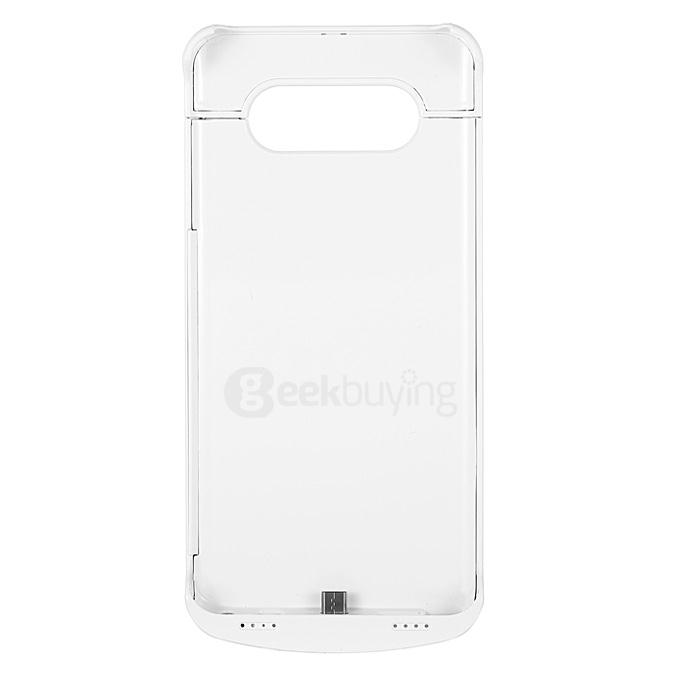 Link Dream External Backup Battery Case 4000mAh with Capacity Indicator Light for Samsung Galaxy Note 5 - White